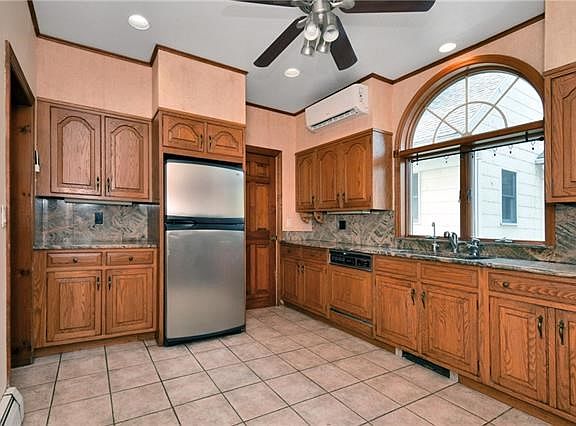 Kitchen with granite countertops