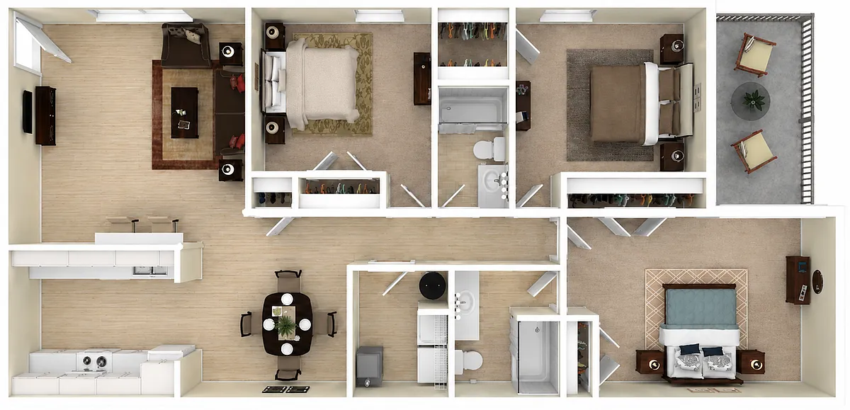 Floor plan The Riverine-Platinum