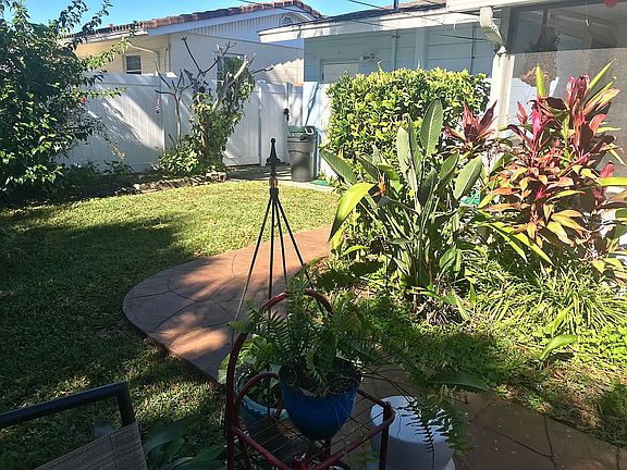 Backyard patio
