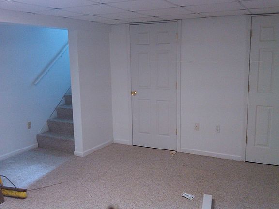 A finished basement