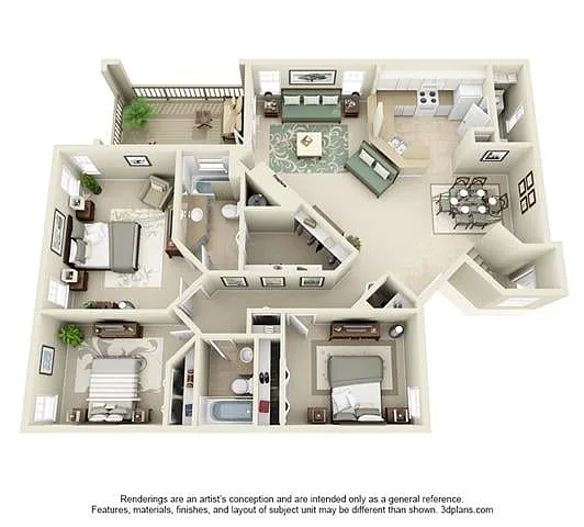 Floor plan Hollyhock IIB