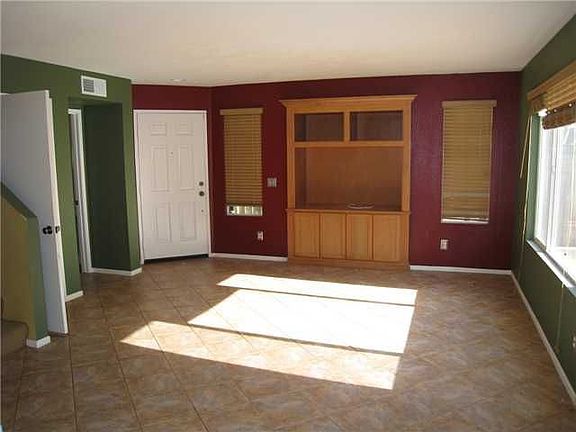 Living Room with Built in Entertainment Center!
