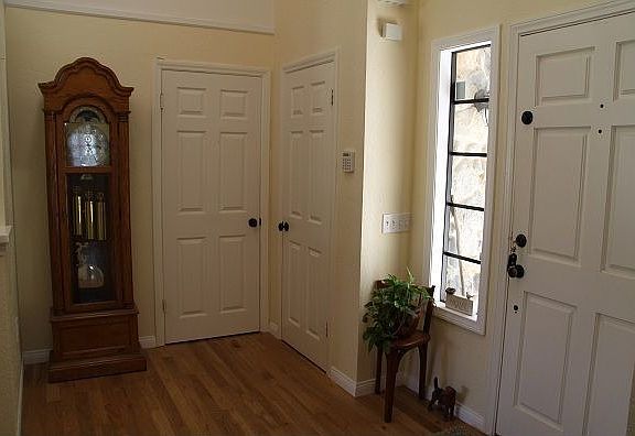 Gracious entry way- door leads into the "media room". 