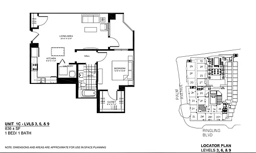 Floor plan 1C