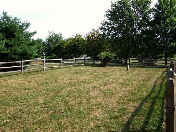Fenced back yard