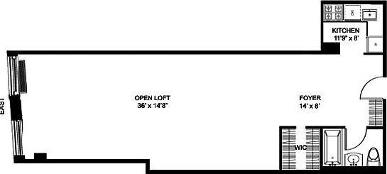 2nd image of 80 John St APT 9D