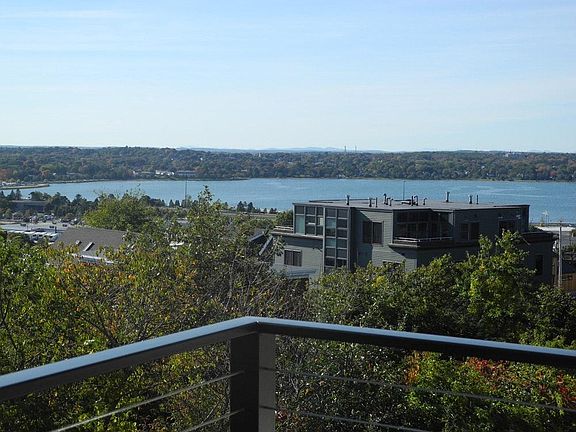View of the back cove from the deck.