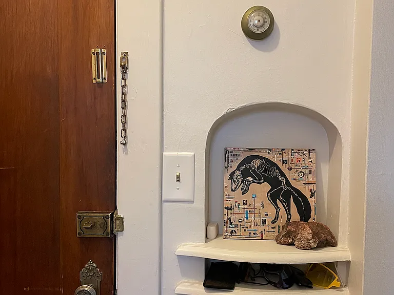 Doorway leading to common hallway.