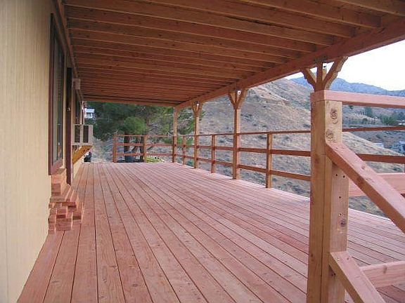 NEW 12X40 REDWOOD DECK
