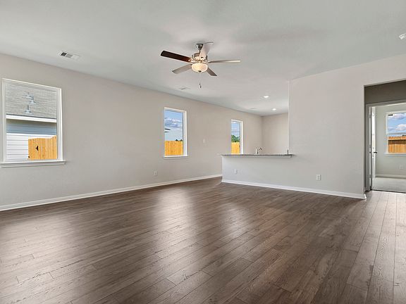 Three windows provide plenty of natural light