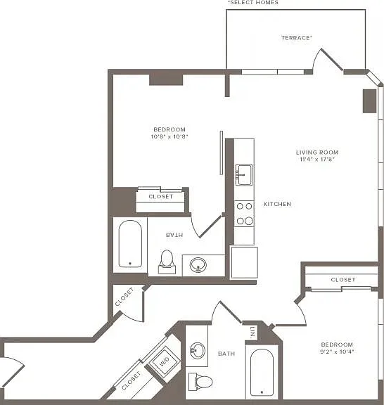 B03 Two Bedroom B03 Two Bedroom