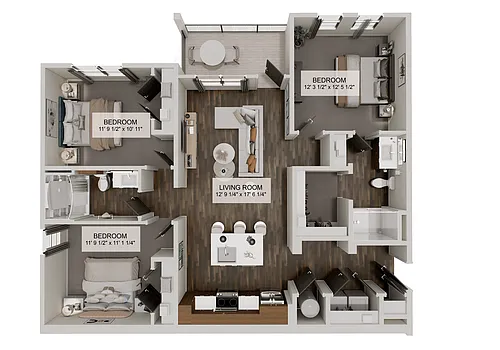 Floor plan The Volume (C1)