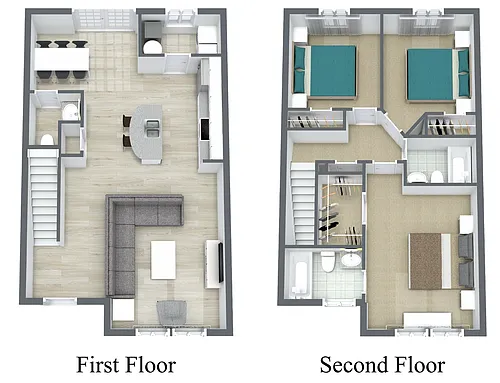 Floor plan Madison 3C