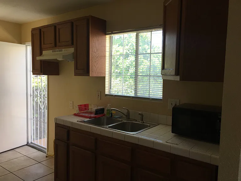 Kitchen access to back of unit N view