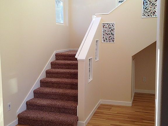 Vaulted Ceiling Stairwell