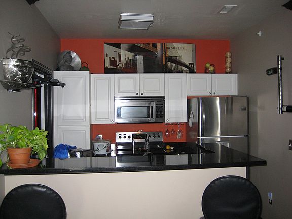 Kitchen with all Stainless Steel Appliances