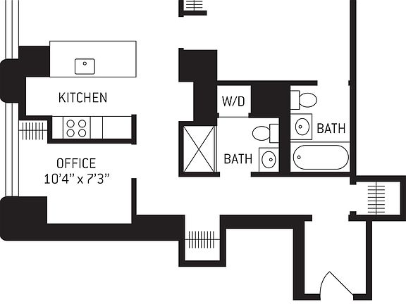 2nd image of 310 W 52nd St APT 16H