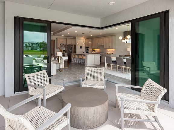 Zero Corner Sliding Glass Door at Covered Lanai