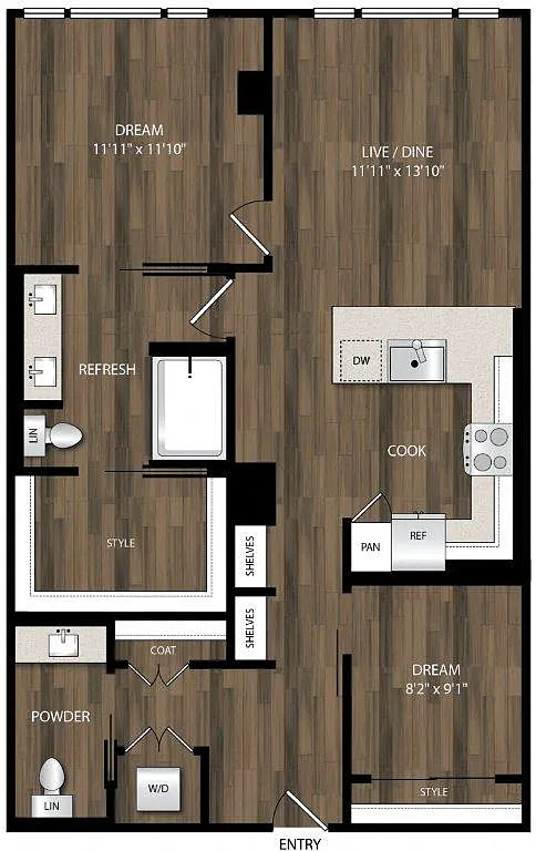 Floor plan B1