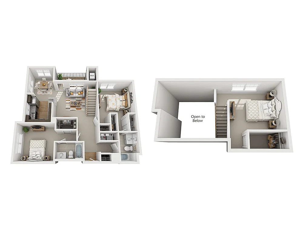 Floor plan Bamboo Gardens Loft (B2EL)