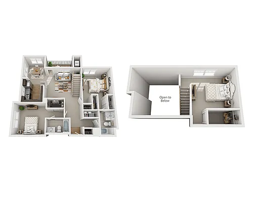 Floor plan Bamboo Gardens Loft (B2FL)