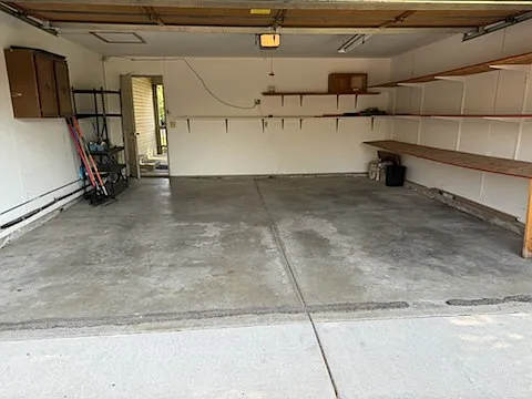 attached 2-car garage