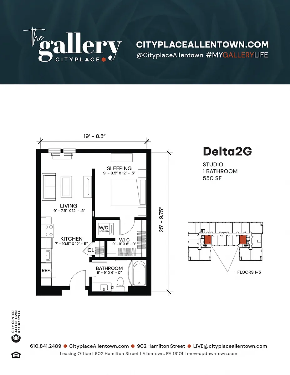 Floor plan Delta2G
