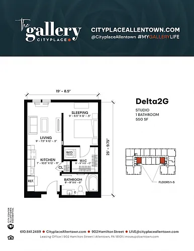 Floor plan Delta2G
