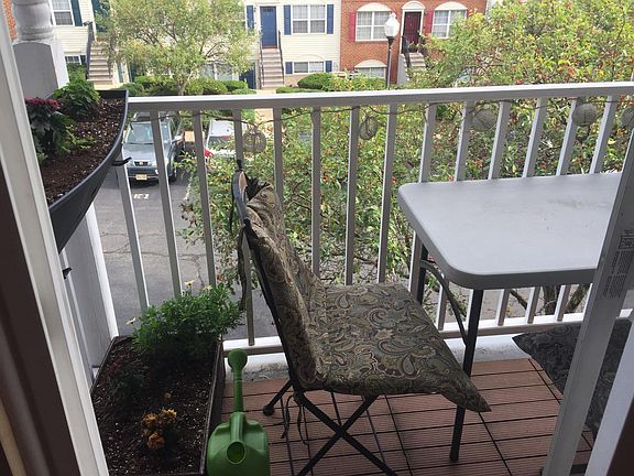Balcony off living room.