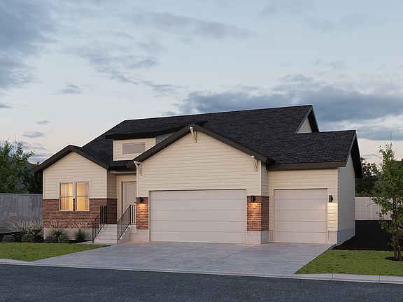 Courier II Craftsman Elevation 3rd Garage