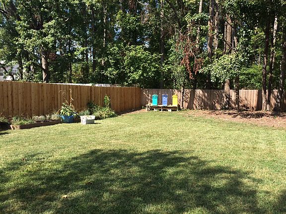Cedar Fenced Yard