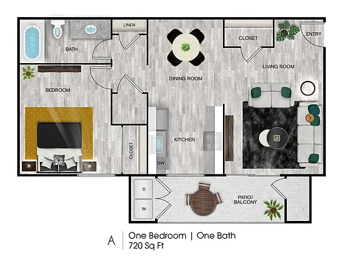 Floor plan A-South