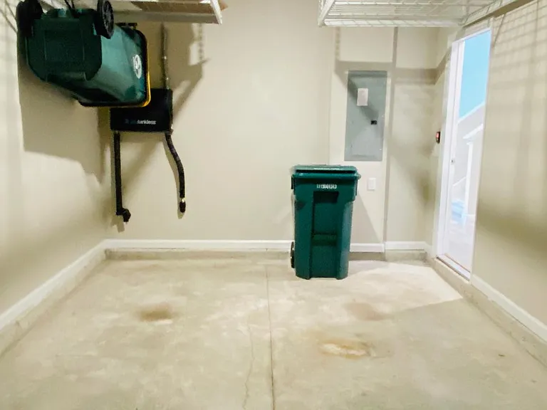 Garage with Storage Racks