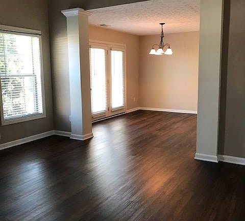 Living room and dining
