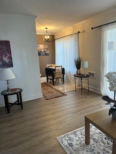 From front door to dining area.