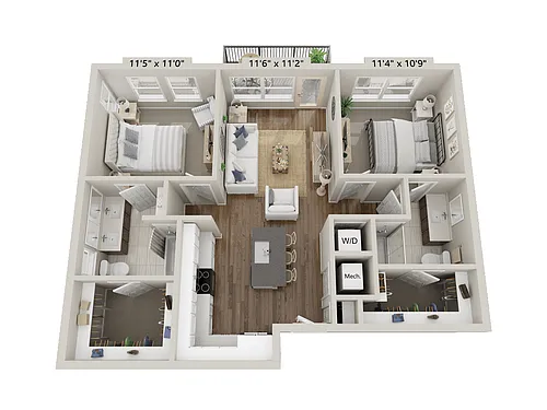 Floor plan B1