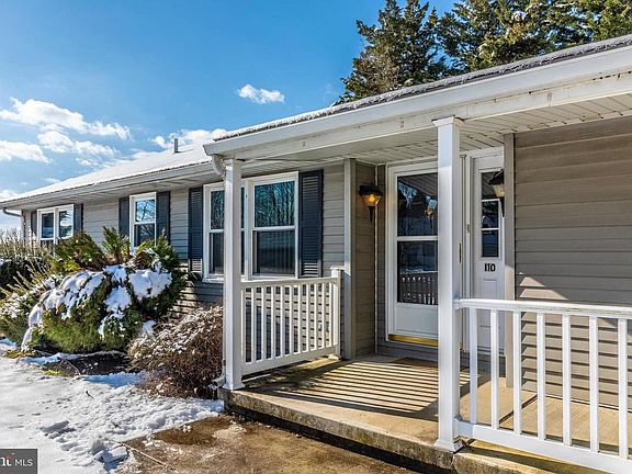 Front porch with plenty of room for seating