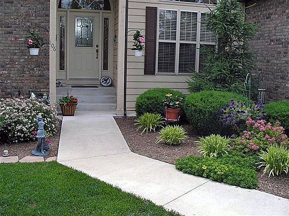 Walk up to front door