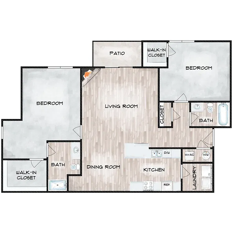 Floor plan Rosewood