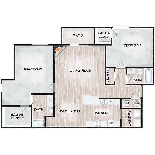 Floor plan Rosewood