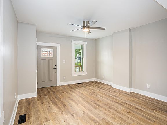 Front door and Living Room
