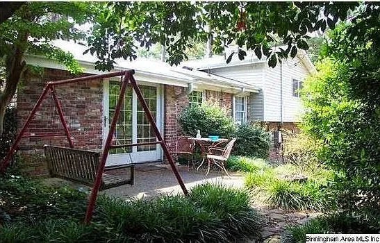 Patio in the back yard.
