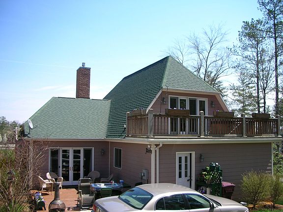 Back view of house