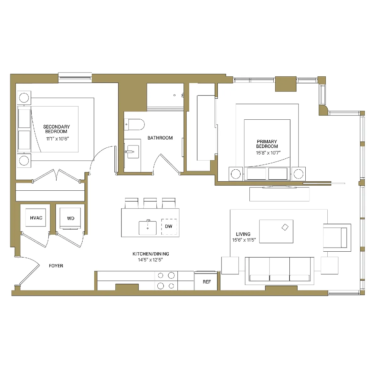 Floor plan B1A