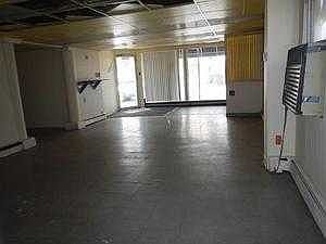 downstairs