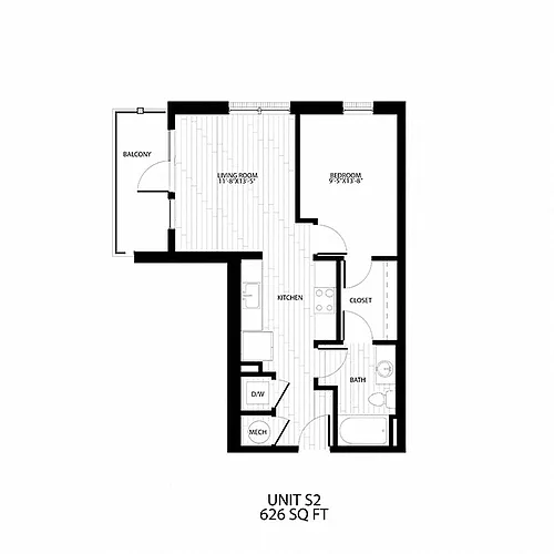 Floor plan Carver