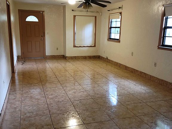 Living room and formal dining room