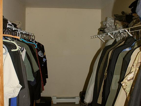 Walk in closet in Master