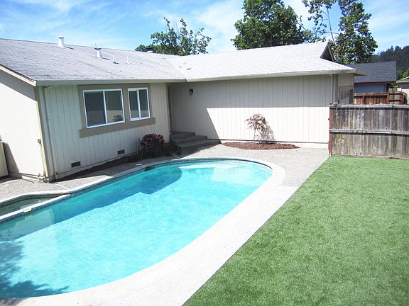 Great pool w new turf. 