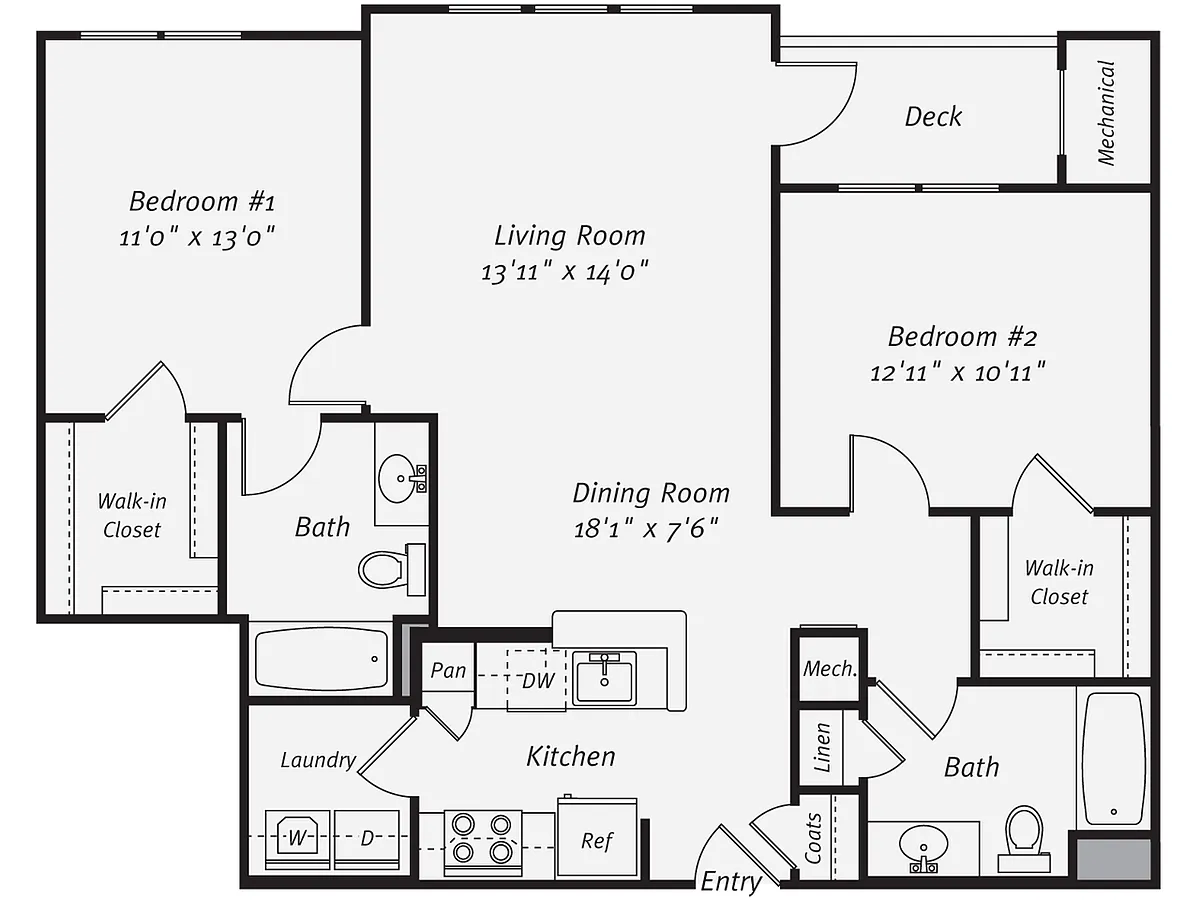 Floor plan B8